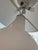 Mid-Century Modern Pair of Medium White Glass Tables Lamp Attributed to Max Ingrand for Fontana Arte Model 1853, Italy For Sale - Image 3 of 4
