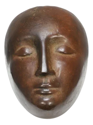 Abstracted Head, 1960s, Bronze
