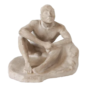 1950"s Seated Nude Figural Sculpture