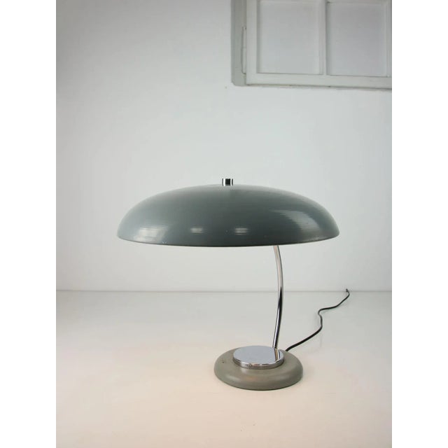 Bauhaus Saucer Table Lamp with Big Button For Sale - Image 15 of 18