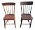 Vintage Rustic Schoolhouse Chairs - a Pair For Sale