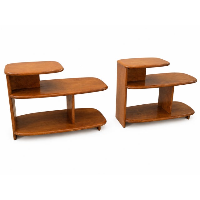 1950s Heywood Wakefield 13 Piece Dining Set- Original Finish- Dog Biscuit For Sale - Image 10 of 18