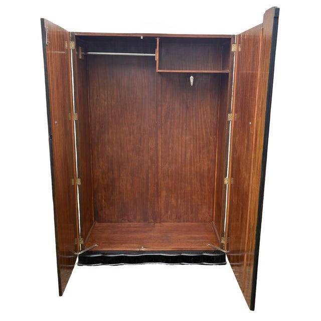 Art Deco Fluted Double Wardrobe, 1930 For Sale - Image 3 of 11