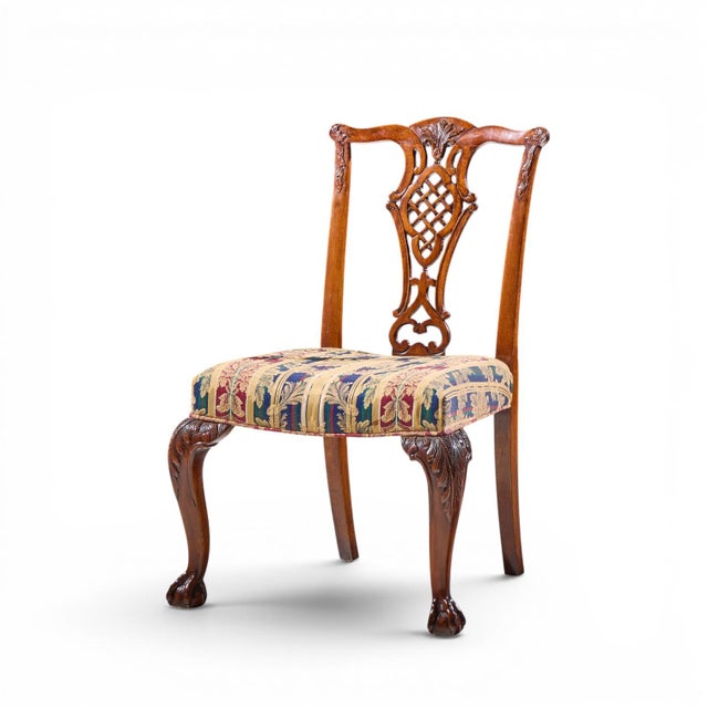 Baker Furniture Stately Homes Chippendale Mahogany Dining Chairs - Set of 8 For Sale In Chicago - Image 6 of 17