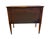 Biedermeier Walnut Two-Drawer Commode on Tapered Legs For Sale - Image 6 of 11