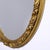 Gold Large Oval Mirror in Gilded and Carved Wood, Late 1900s For Sale - Image 8 of 13