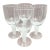 Handblown Goblets With White Stems-Set of 4 Circa 2003-2007 Attributed to Denby For Sale