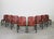 Mid-Century Modern 121 Chairs in Wood and Leather by Tobia & Afra Scarpa for Cassina, 1970s, Set of 8 For Sale - Image 3 of 14