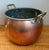 Copper Vintage Hammered Copper and Brass Planter For Sale - Image 8 of 12