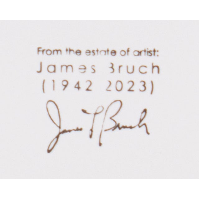 Contemporary 2010 “Molting Man” Abstract Mixed Media Painting by James L. Bruch For Sale - Image 3 of 9