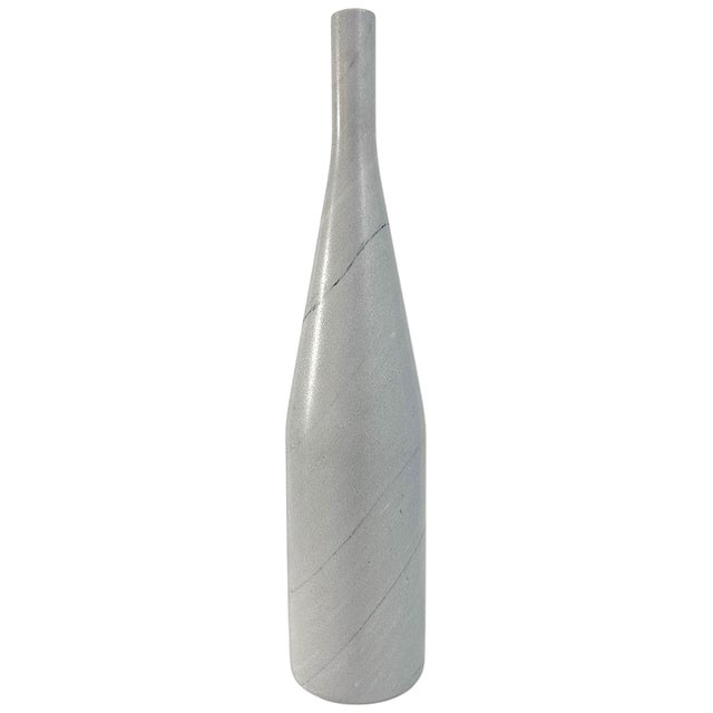 Contemporary Morandi Marble Bottles by Elisa Ossino for Salvatori Collection of Three For Sale - Image 3 of 5