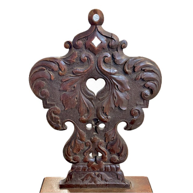 Late 18th Century Antique Hand-Carved Welsh Hall Chair For Sale - Image 5 of 12