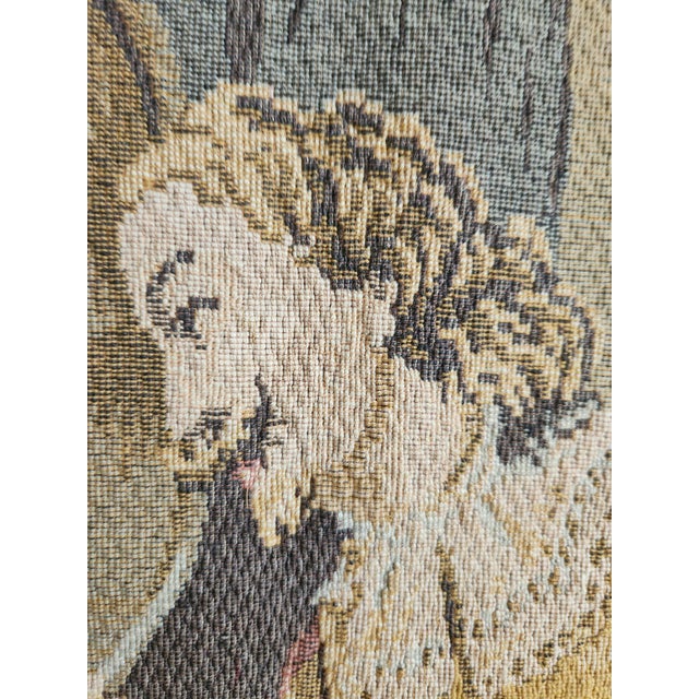 Textile French Jacquard Tapestry, 1940s For Sale - Image 7 of 18