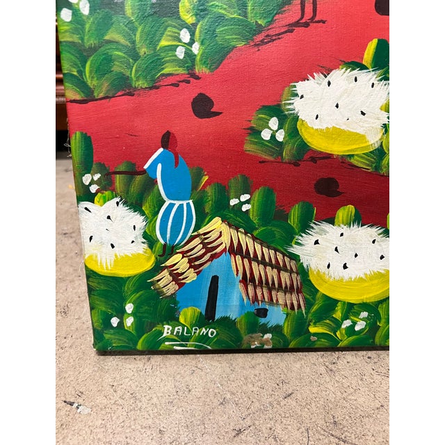 Bring the vibrant, sun-drenched warmth of the Caribbean into your space with this captivating original folk art painting....