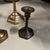 Mid-Century Modern 1970s Trio of Brass Candlestick Holder With Spiral Accents For Sale - Image 3 of 6
