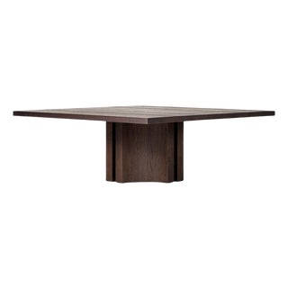 Aperta C1 120 American Walnut Square Coffee Table by Mokko Amsterdam For Sale