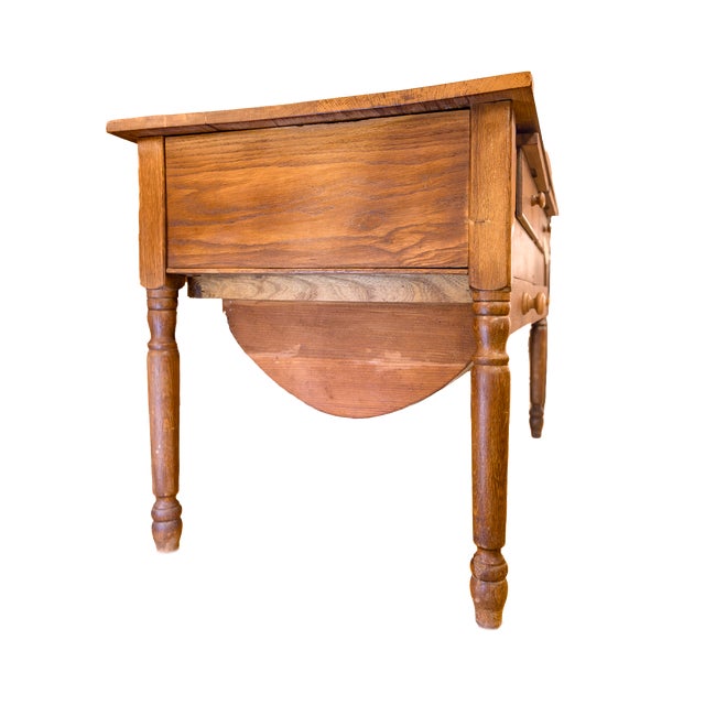 Early 20th Century Early 20th Century Possum Belly Bakers Table For Sale - Image 5 of 11