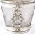 Antique Art Nouveau Frosted Glass Cachepot With Foliate Sterling Overlay by Emile Lanlois For Sale - Image 9 of 11