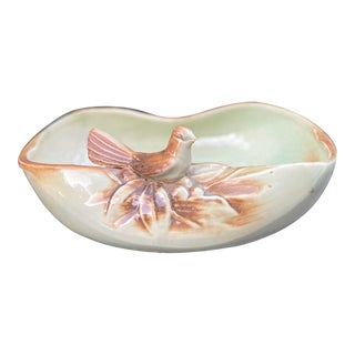 1940’s McCoy Pottery, “The Bird Bath” Ceramic Planter Bowl For Sale