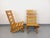 Set of Vintage Brutalist Wooden Slatted Armchairs, 1960s For Sale - Image 9 of 18