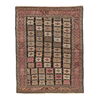 Antique Caucasian Wool Rug For Sale