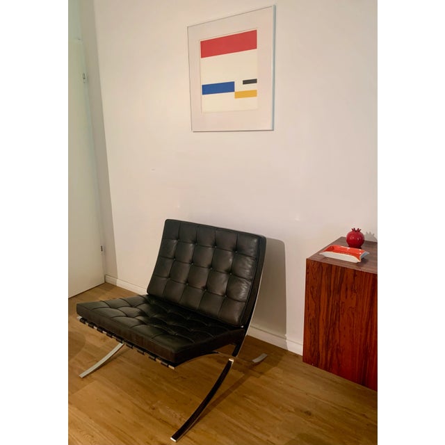 Barcelona Chair by Ludwig Mies van der Rohe for Knoll International, 1980s For Sale - Image 13 of 14