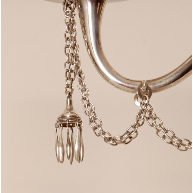 Mid 19th Century Antique Sterling Silver Candelabras Napoleonic Empire Obelisk a Pair For Sale - Image 5 of 14