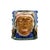Vintage Toby head creamer pitcher featuring a sculptural Native American chief design with hand-painted glaze details and...