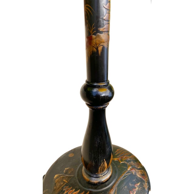 Antique Chinese Export Chinoiserie Floor Lamp for the English Market For Sale - Image 17 of 17