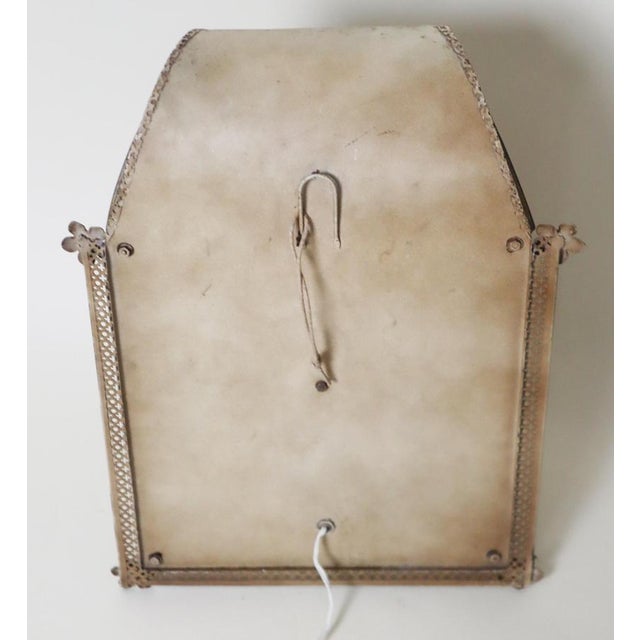 Hollywood Regency Wall Lantern, France, 1960s For Sale - Image 4 of 18