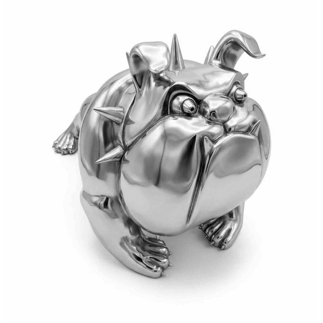 Unknown, Bulldog Sculpture, 2007, Aluminium For Sale - Image 9 of 9