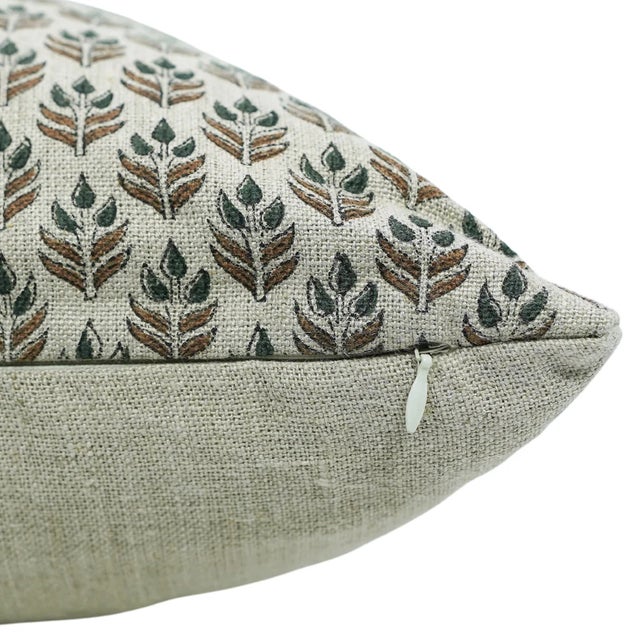 Modern Fabdivine Floral Home Decor Cushion Cover 12x20 Inch - Alia For Sale - Image 3 of 4