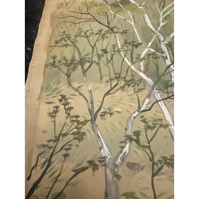 Antique Early Meiji Era Kakejiku For Sale - Image 11 of 12