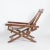 Exceptional Pair of Campaign Style Folding Chairs For Sale - Image 4 of 9