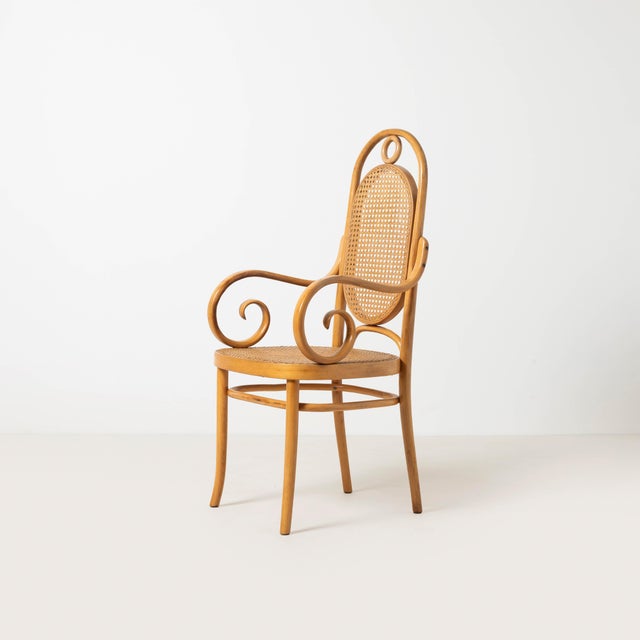 Bentwood No. 17 Long John Armchairs from Michael Thonet, Poland, 1980s, Set of 6 For Sale - Image 6 of 11