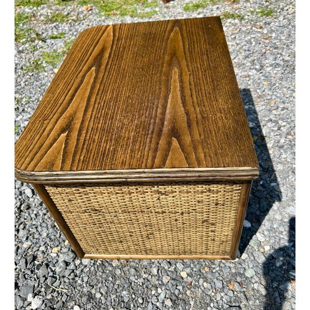 Wood Bedside Tables by Maugrion for Roche Bobois, 1980s, Set of 2 For Sale - Image 7 of 17