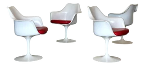 Tulip Swivel Chairs by Eero Saarinen for Knoll International, 2017, Set of 4