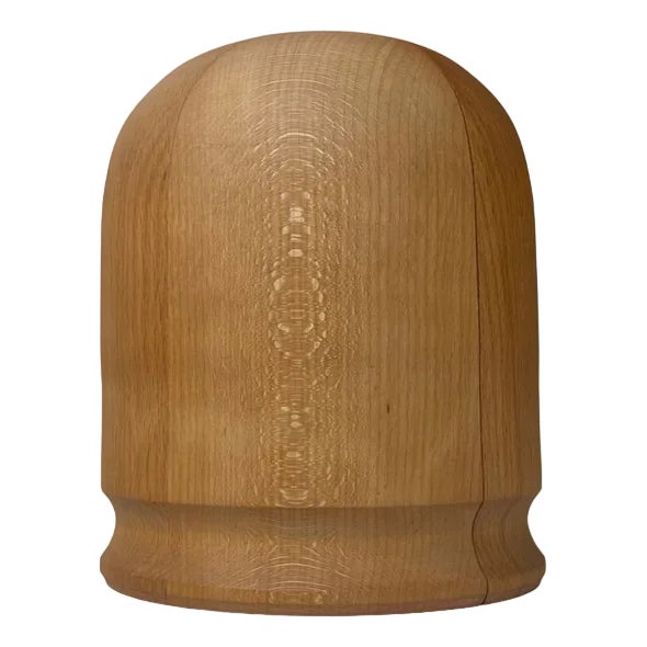 Vintage Scandinavian Adjustable Hat Head in Pine, 1970s For Sale