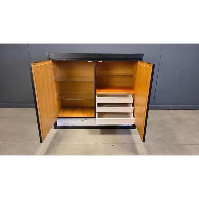 Brutalist Brutalist Black Bar Cabinet, 1970s For Sale - Image 3 of 12