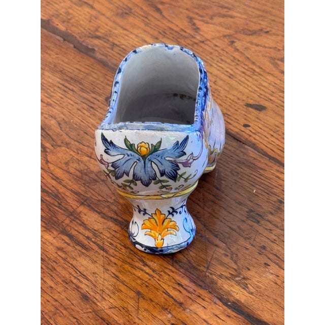 Traditional 19th Century Delft Shoe For Sale - Image 3 of 6