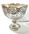 1960s Large Silver Plate Compote Fruit Bowl Embossed Repoussé Centerpiece Punch Bowl For Sale - Image 4 of 10