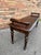 Brown Vintage Hall Bench For Sale - Image 8 of 9