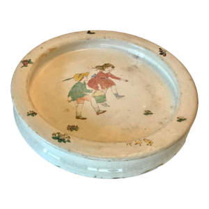 Antique Royal Doulton Baby Plate – Jack and Jill Nursery Rhyme