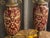 Pristine Mid 20th Century Japanese Moriage Porcelain & Brass Tall Lamps For Sale - Image 13 of 13