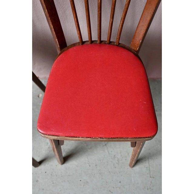 Vintage Bistro Chairs from Baumann, 1950s, Set of 2 For Sale - Image 4 of 12