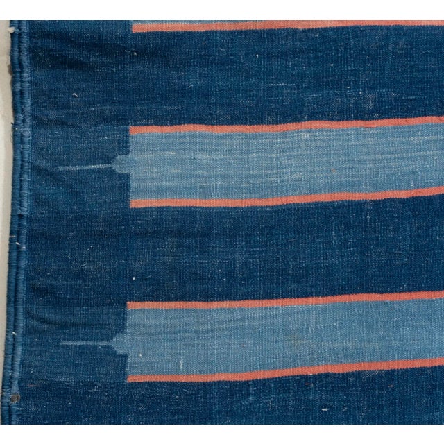 1900 - 1909 Antique Indian Dhurrie Rug 11ft 6in X 22ft For Sale - Image 5 of 17