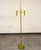 Matching 3 light floor lamps recently imported from Denmark. Tested and in working condition. Each lamp as a floor button...