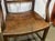 Brown Antique Table in Elm and Oak with Extensions and Chairs, Set of 9 For Sale - Image 8 of 18