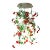 Small Round Flower Power Wild Red Roses Chandelier from VGnewtrend, Italy For Sale