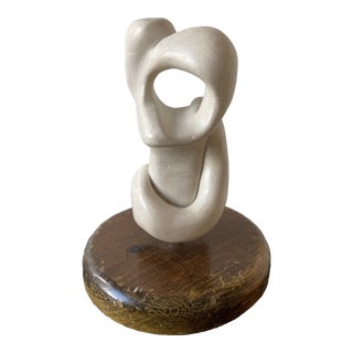 1970s Mid-Century Biomorphic Abstract Sculpture For Sale